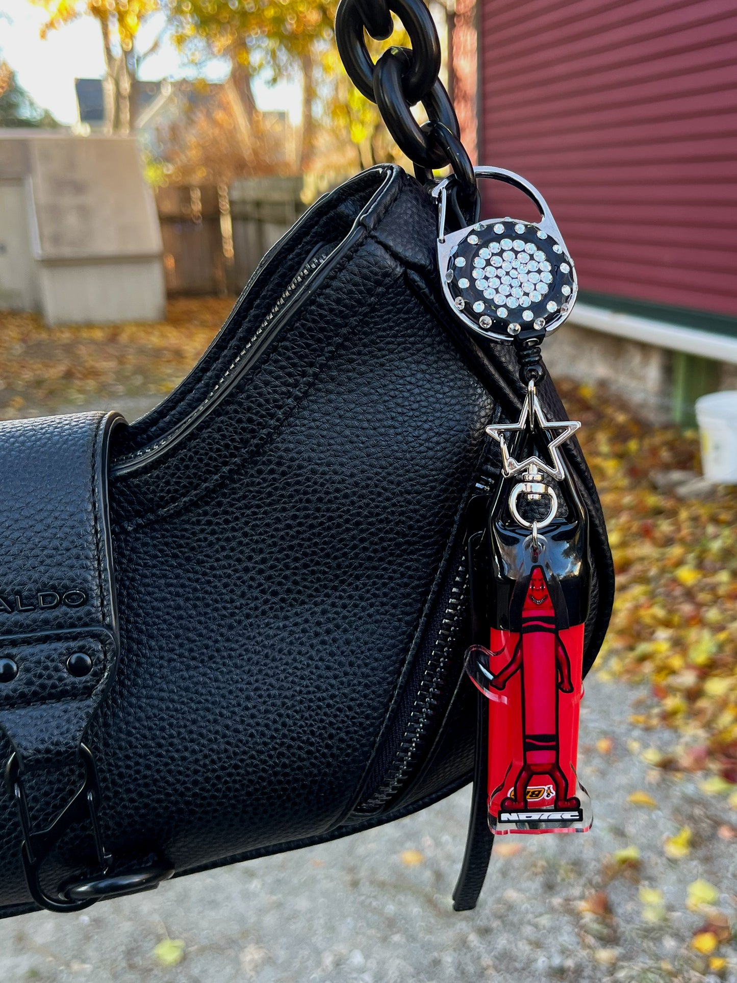 Redrum Red - Killer Crayon Keychain