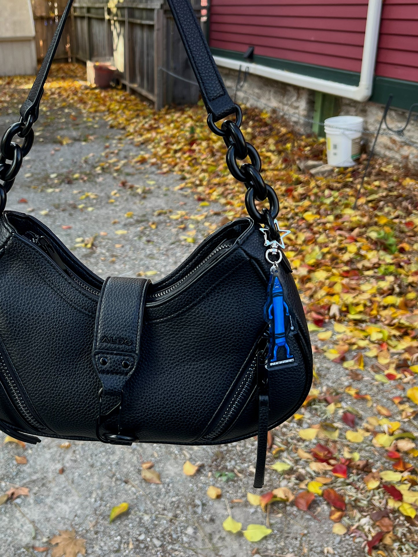 Bad News Blue - Killer Crayon Keychain