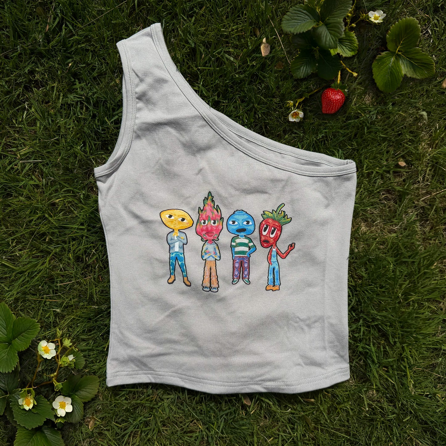 Fruit Folk One-Shoulder Tank