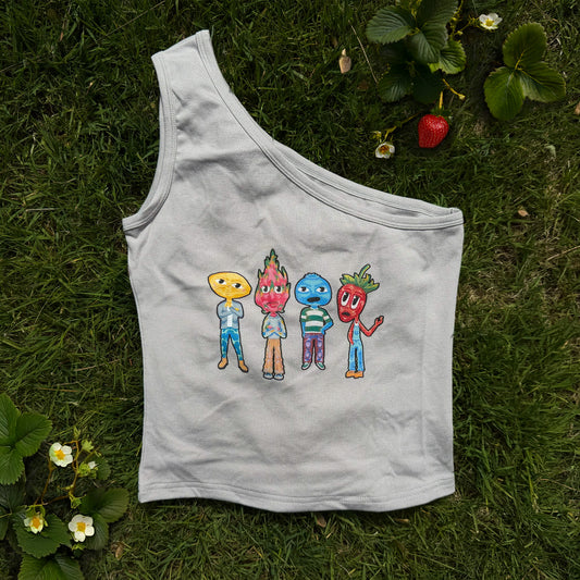 Fruit Folk One-Shoulder Tank