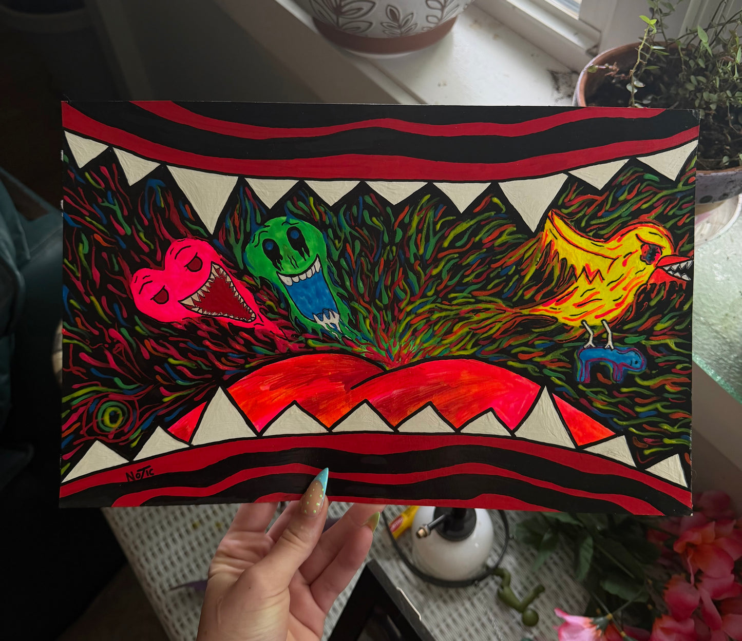 How Should I React? - Original Painting