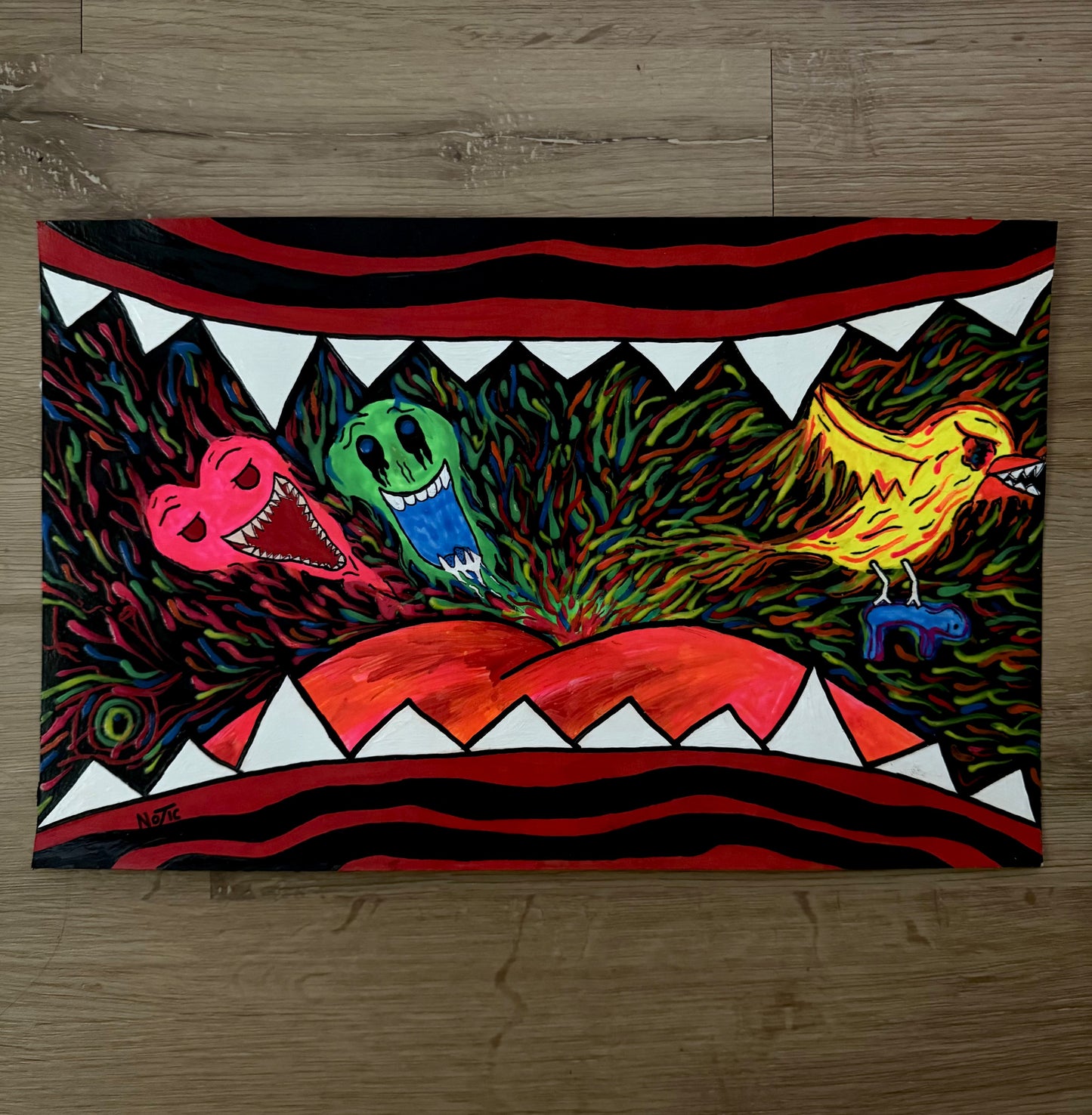 How Should I React? - Original Painting