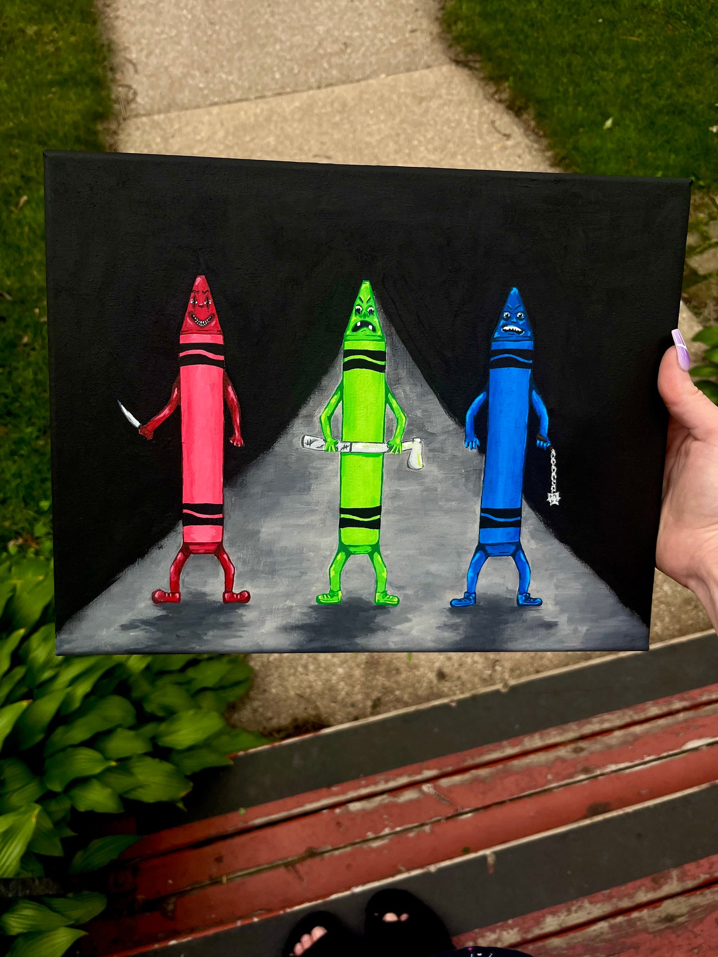 Killer Crayons - Original Painting